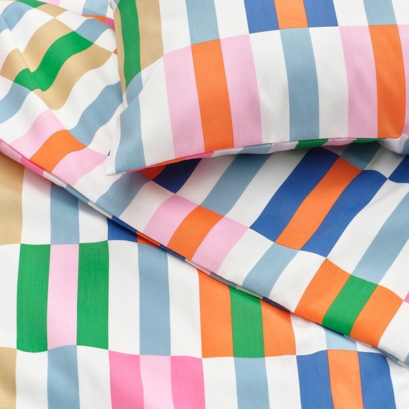 IKEA Multicolor Striped Duvet Cover Set - Picture 3 of 4
